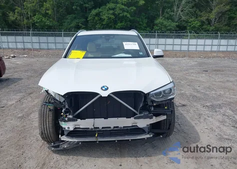 2021 BMW X3 Sdrive30I z USA, uszkodzony, nr VIN 5UXTY3C05M9E60812